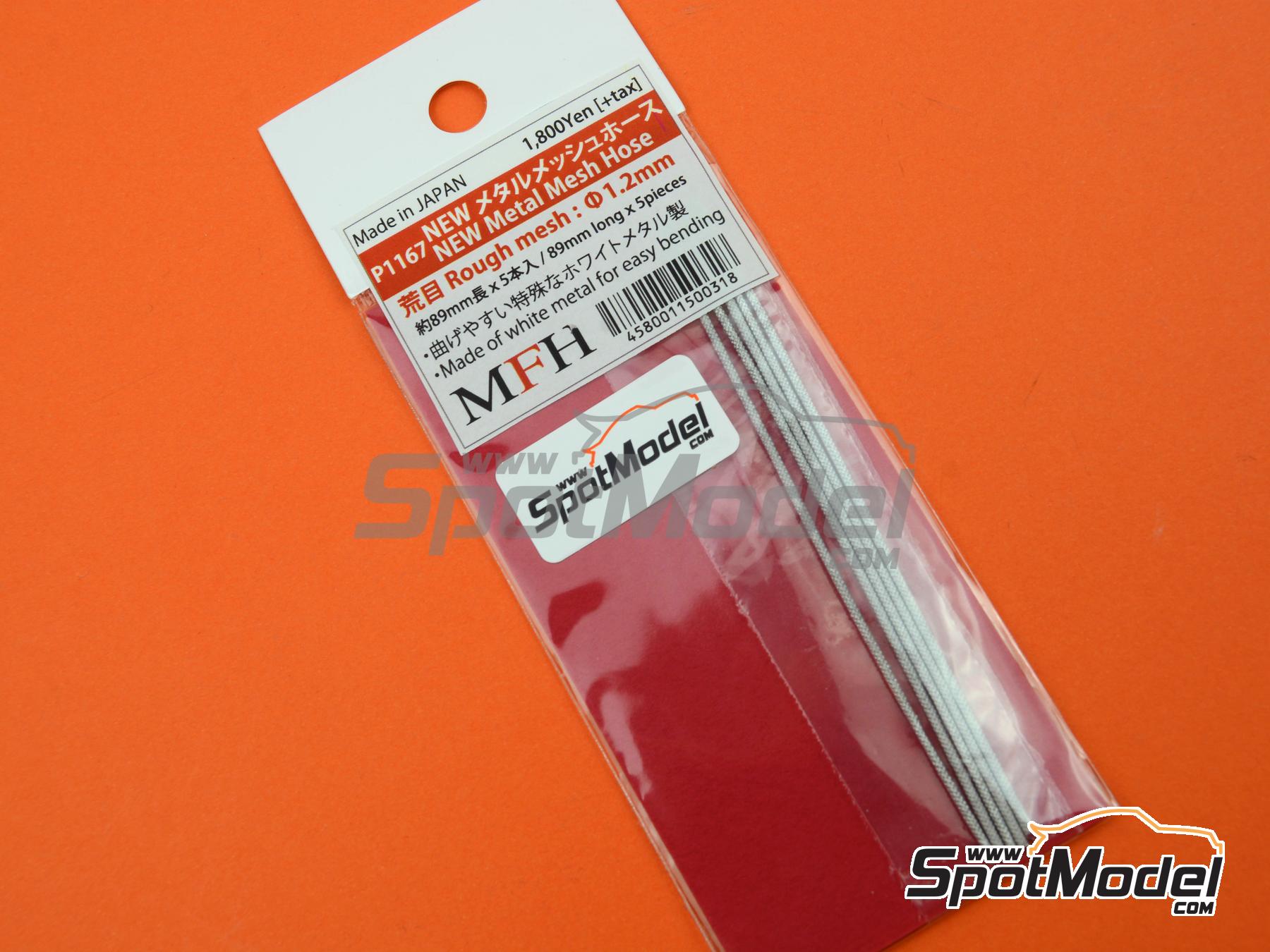 Model Factory Hiro P1167 Pipe Rough Mesh Pipes 1 2 Mm 5 Units ref model-factory-hiro-p1167-pipe-rough-mesh-pipes-1-2-mm-5-units-ref